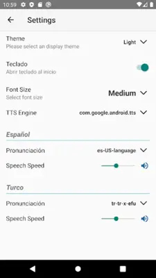 İspanyolca Türkçe Çeviri android App screenshot 0